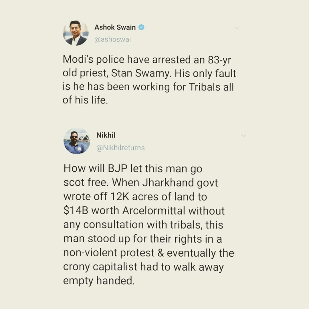 Tweet of prominent leaders
