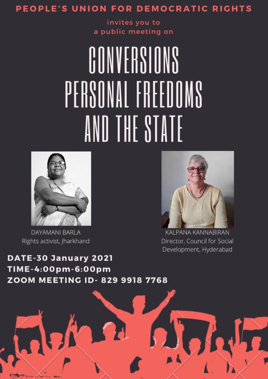 People's union for democratic rights-webinar